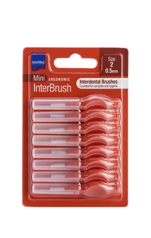 INTERMED - Ergonomic InterBrush Mini 0.5mm (size 2) - 8τεμ.
